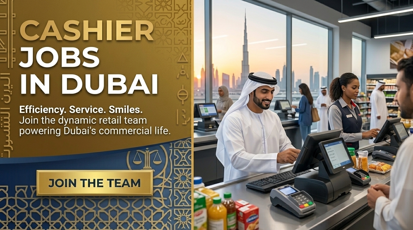 Cashier Jobs in Dubai
