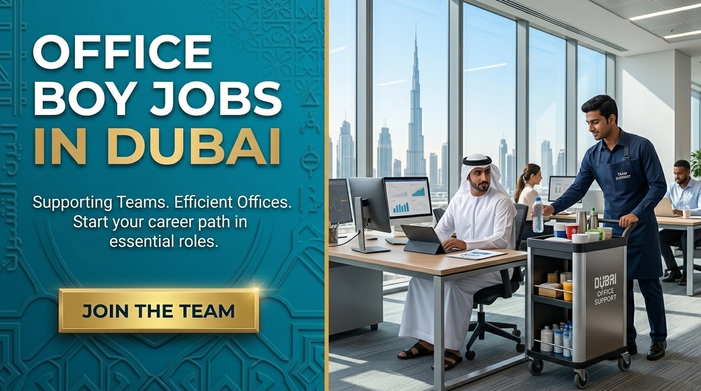 Office Boy Jobs in Dubai