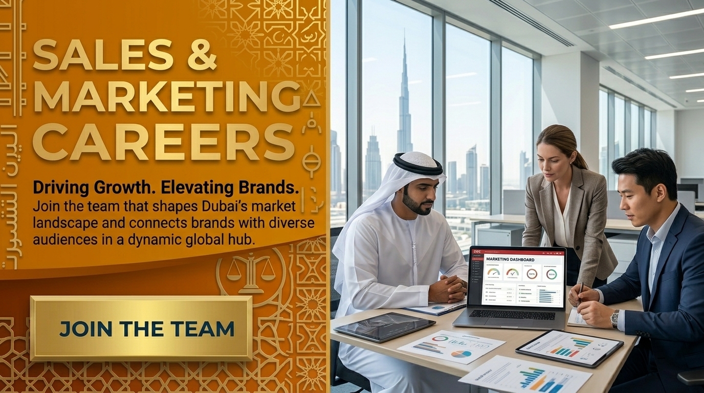 Sales & Marketing Jobs in Dubai
