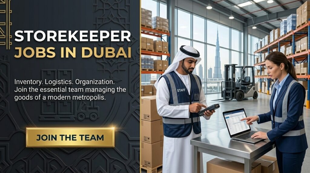 Storekeeper Jobs in Dubai