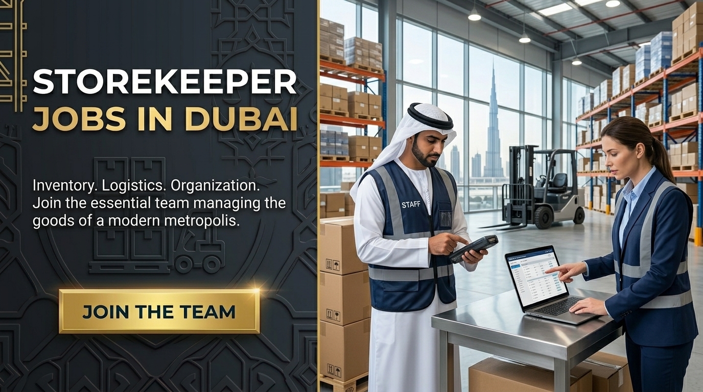 Storekeeper Jobs in Dubai