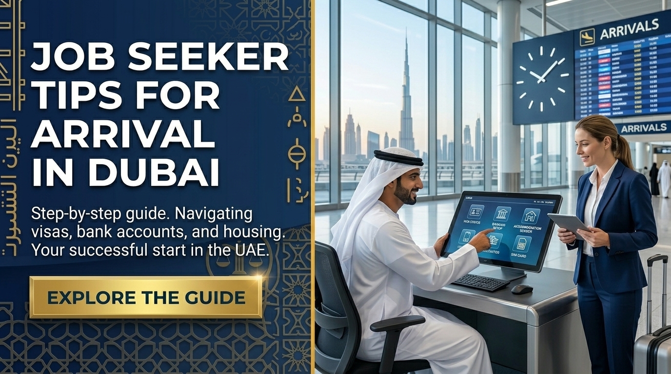 Tips For Job Seekers After Arrival In Dubai