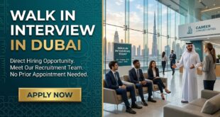 Walk-in Interview Dubai